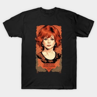 reba mcentire//vintage vektor 80s style v6 T-Shirt